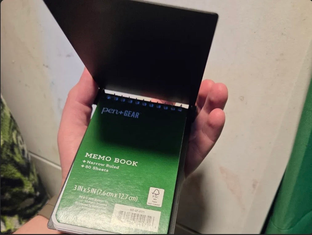 Memo Size Notebook Case